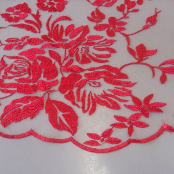 Tecido Tule Bordado Gália 02 • Conexão Tecidos