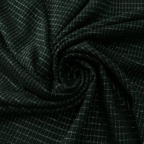 Tecido Chiffon De Seda Lurex Verde Musgo • Conexão Tecidos