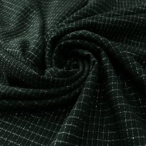 Tecido Chiffon De Seda Lurex Verde Musgo • Conexão Tecidos 2