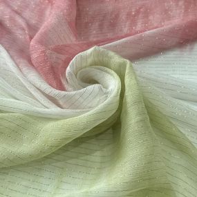 Tecido Chiffon De Seda Lurex Degradê Colors • Conexão Tecidos 2