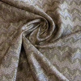 Tecido Jacquard Brocado Chevron Dourado • Conexão Tecidos
