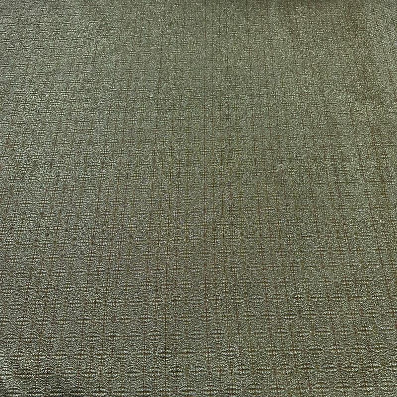 Tecido Jacquard Metalizado Tramado Ouro Velho • Conexão Tecidos