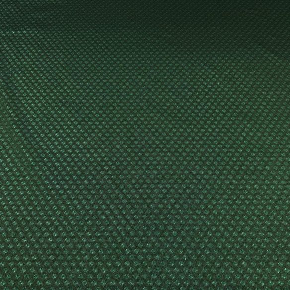 Tecido Jacquard Metalizado Mini Geométrico Verde Esmeralda • Conexão