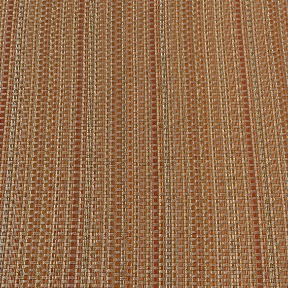 Tecido Jacquard Metalizado Tramado Cobre e Dourado • Conexão Tecidos