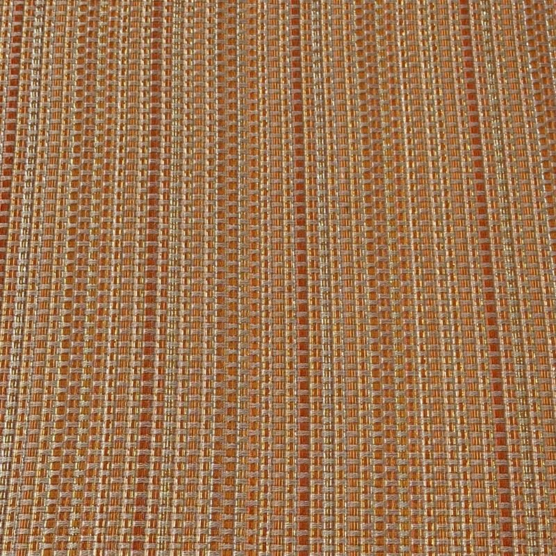 Tecido Jacquard Metalizado Tramado Cobre e Dourado • Conexão Tecidos