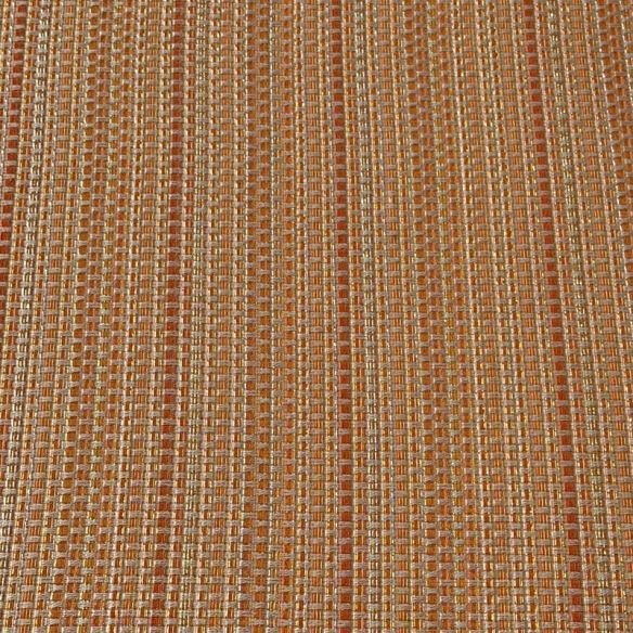 Tecido Jacquard Metalizado Tramado Cobre e Dourado • Conexão Tecidos