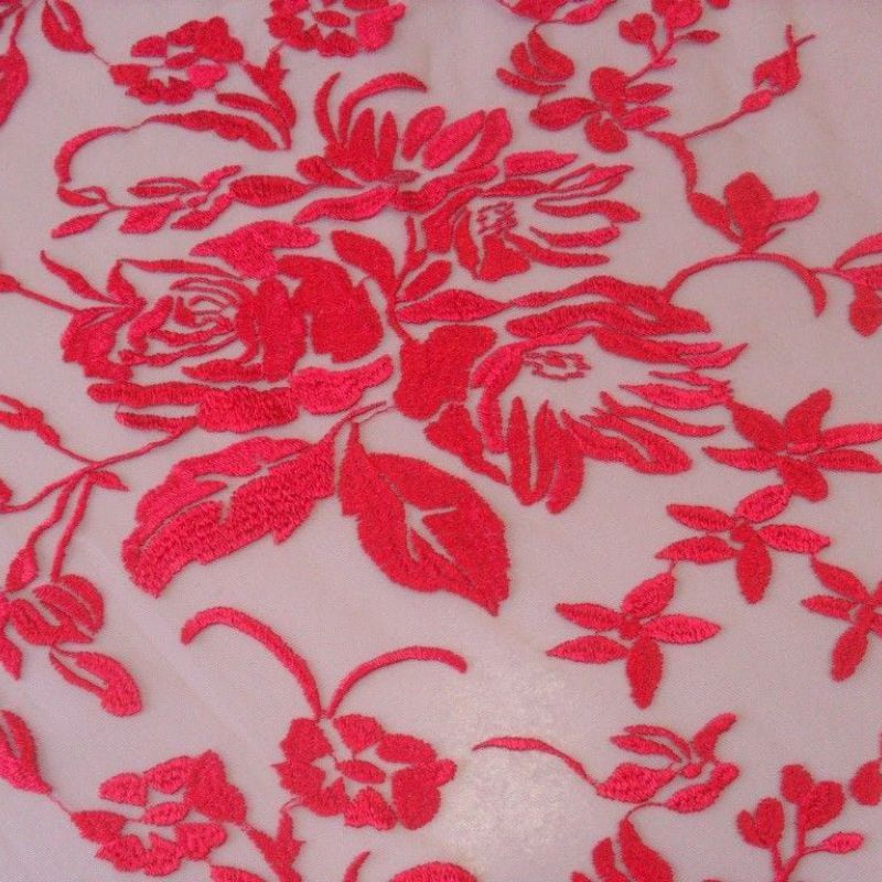 Tecido Tule Bordado Gália 02 • Conexão Tecidos