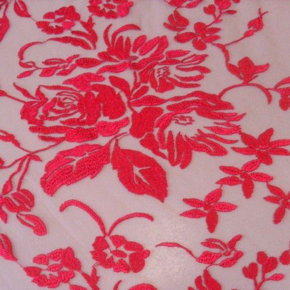 Tecido Tule Bordado Gália 02 • Conexão Tecidos