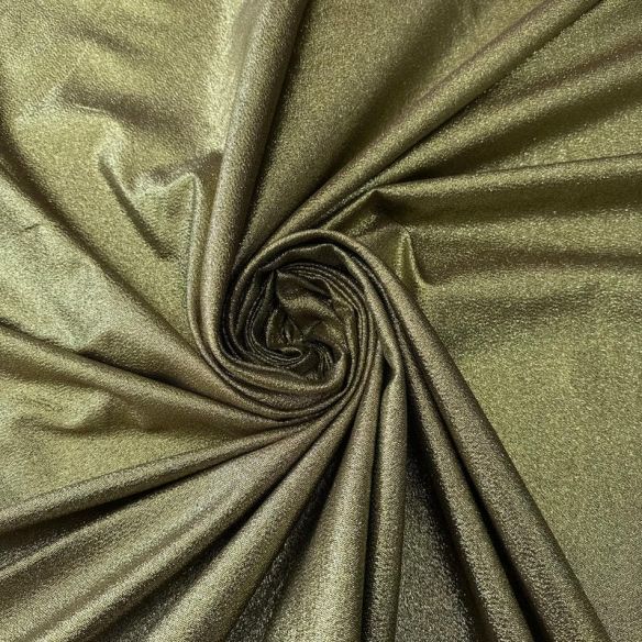 Tecido Jacquard Metalizado Liso Ouro Velho • Conexão Tecidos
