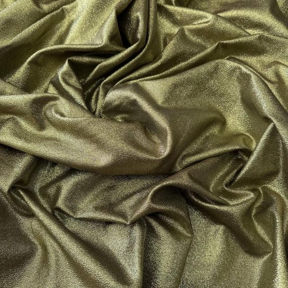 Tecido Jacquard Metalizado Liso Ouro Velho • Conexão Tecidos