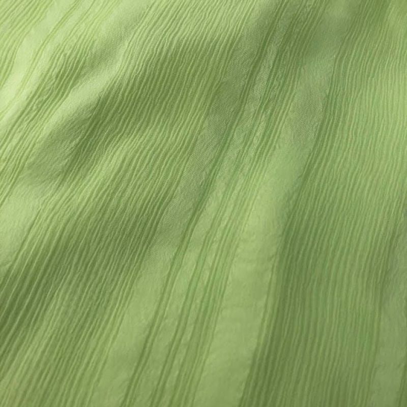 CHIFOM DE SEDA VERDE CITRICO • Conexão Tecidos