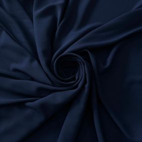 Tecido Crepe Patou Azul Marinho • Conexão Tecidos