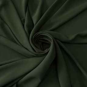 Tecido Crepe Patou Verde Militar • Conexão Tecidos