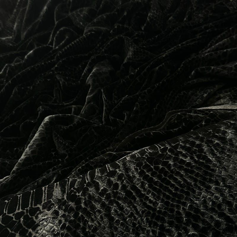 Tecido Veludo Elegance Black • Conexão Tecidos