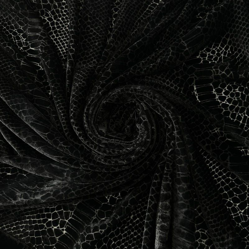 Tecido Veludo Elegance Black • Conexão Tecidos