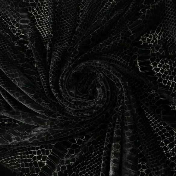 Tecido Veludo Elegance Black • Conexão Tecidos
