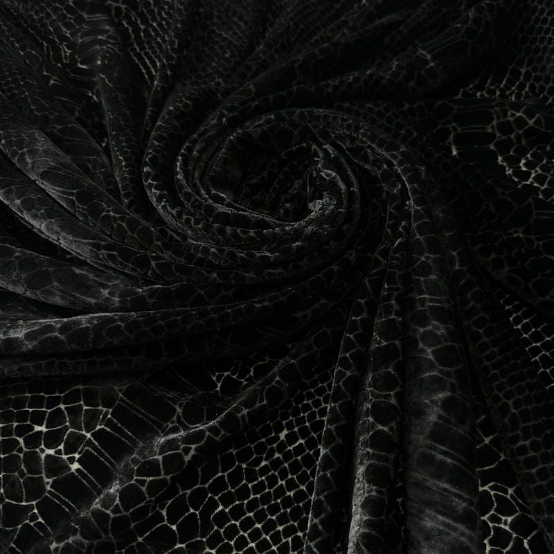 Tecido Veludo Elegance Black • Conexão Tecidos