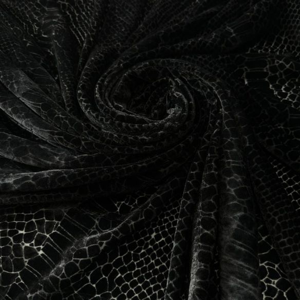 Tecido Veludo Elegance Black • Conexão Tecidos