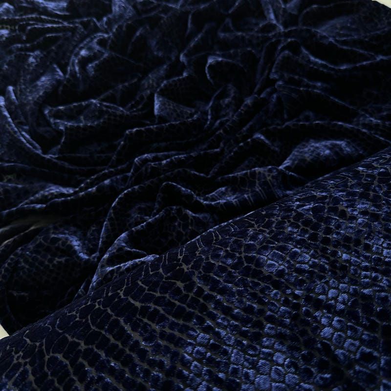 Tecido Veludo Elegance Blue • Conexão Tecidos