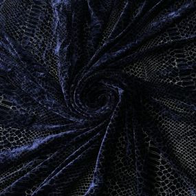 Tecido Veludo Elegance Blue • Conexão Tecidos