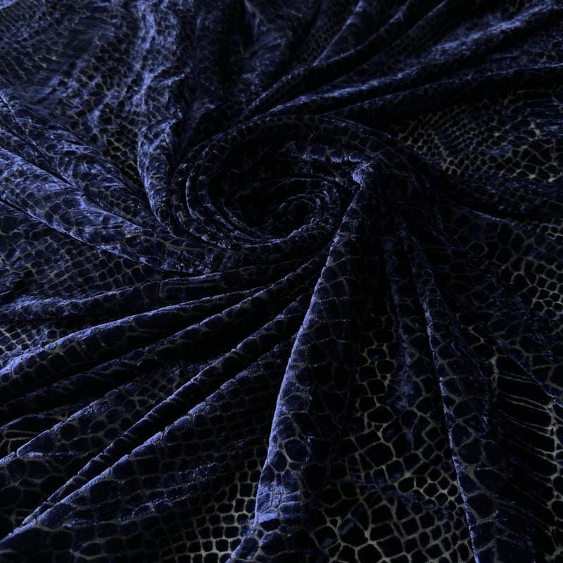 Tecido Veludo Elegance Blue • Conexão Tecidos