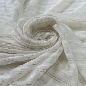 Tecido Chiffon De Seda Pura Lurex Dourado • Conexão Tecidos 2