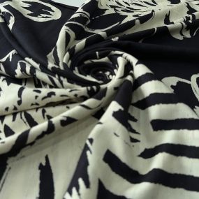 Tecido Viscose Estampada Maquinetada Retrô • Conexão Tecidos 2