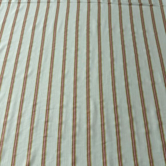 Tecido Viscose Estampada Listrado Provence Branco • Conexão Tecidos