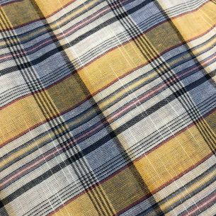 TECIDO LINHO MISTO FIO TINTO XADREZ 1 • Conexão Tecidos