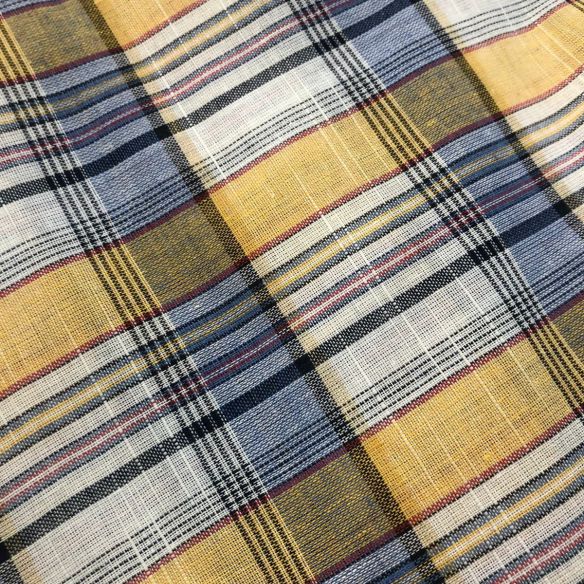 TECIDO LINHO MISTO FIO TINTO XADREZ 1 • Conexão Tecidos