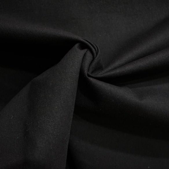 TECIDO LINHO MISTO PRETO • Conexão Tecidos