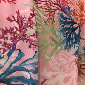 Tecido Musseline Toque De Seda Estampada Recife Rosé • Conexão Tecidos 2