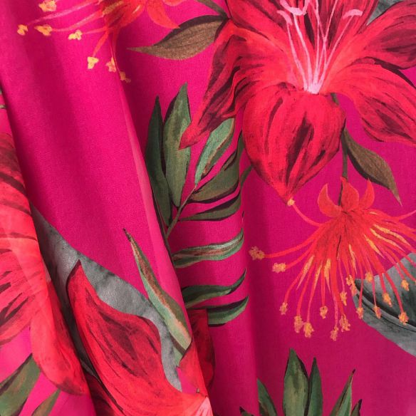 MUSSELINA TOQUE DE SEDA ESTAMPADA • Conexão Tecidos