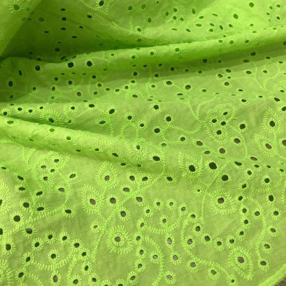 LESE DE ALGODÃO VERDE LIMA • Conexão Tecidos