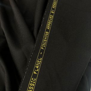 Tecido Lã Classic Flanel Preta • Conexão Tecidos