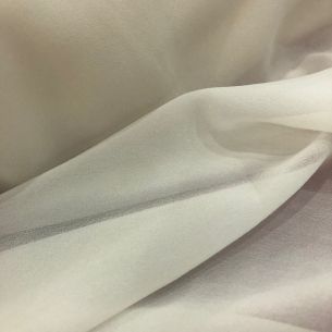 Tecido Musselina De Seda Off White • Conexão Tecidos