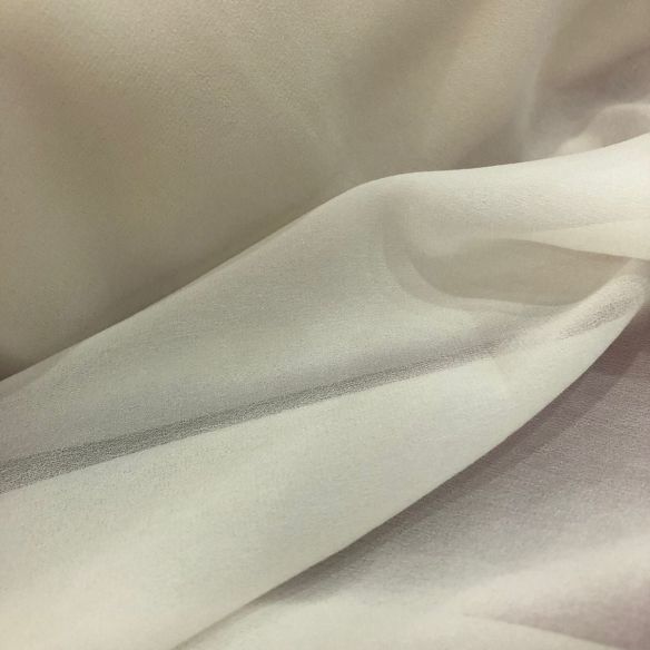 Tecido Musselina De Seda Off Whithe • Conexão Tecidos