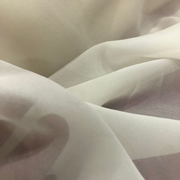 Tecido Musseline De Seda Lisa Off White • Conexão Tecidos