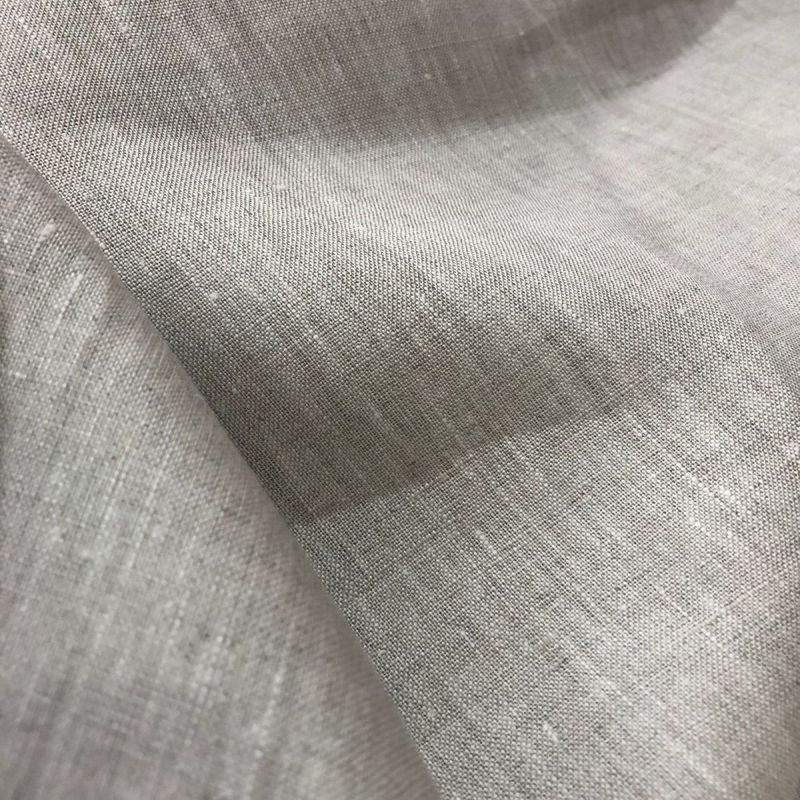 TECIDO CAMBRAIA DE LINHO PURO NATURAL (CRU) • Conexão Tecidos