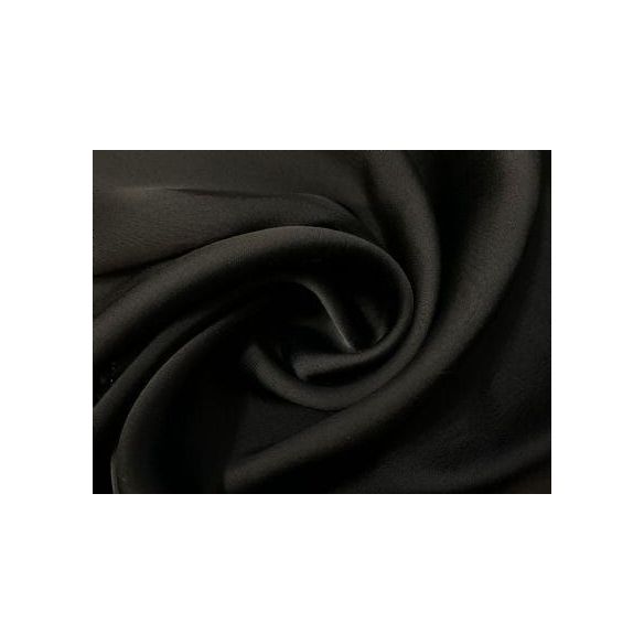 Tecido Crepe Patou Preto • Conexão Tecidos