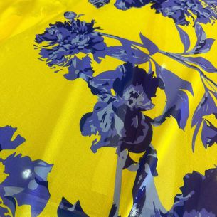 Tecido Musseline Toque De Seda Floral • Conexão Tecidos