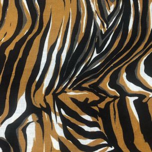 TECIDO CAMBRAIA DE LINHO PURO ITALIANA TIGRADO • Conexão Tecidos