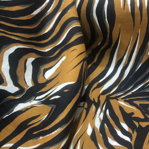 TECIDO CAMBRAIA DE LINHO PURO ITALIANA TIGRADO • Conexão Tecidos TECIDO CAMBRAIA DE LINHO PURO ITALIANA TIGRADO • Conexão Tecidos