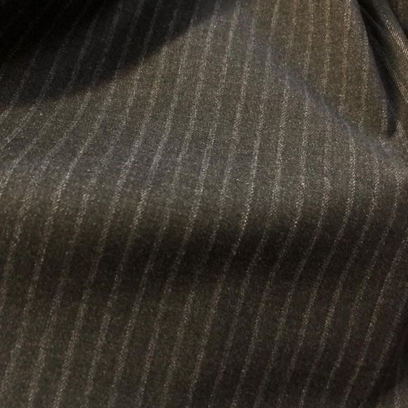 TECIDO LÃ FRIA TROPICAL CLASSIC CINZA LISTRADO • Conexão Tecidos