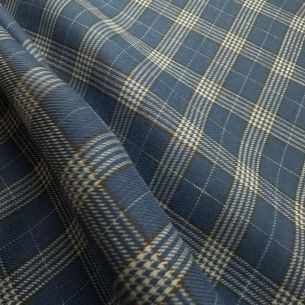 TECIDO LINHO PURO INDIANO XADREZ 2 • Conexão Tecidos