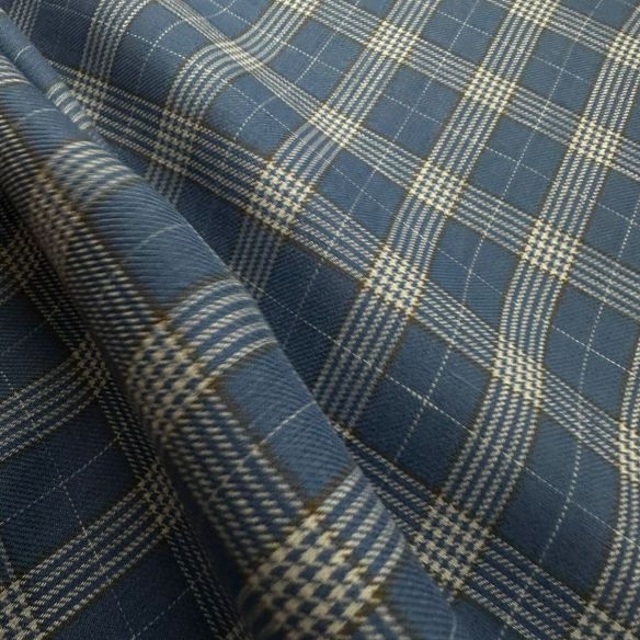 TECIDO LINHO PURO INDIANO XADREZ 2 • Conexão Tecidos