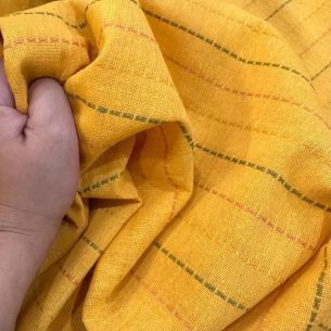 TECIDO LINHO MISTO PESPONTADO MEL • Conexão Tecidos 2