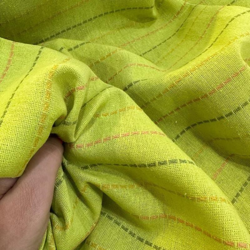 TECIDO LINHO MISTO PESPONTADO PÓLEN • Conexão Tecidos