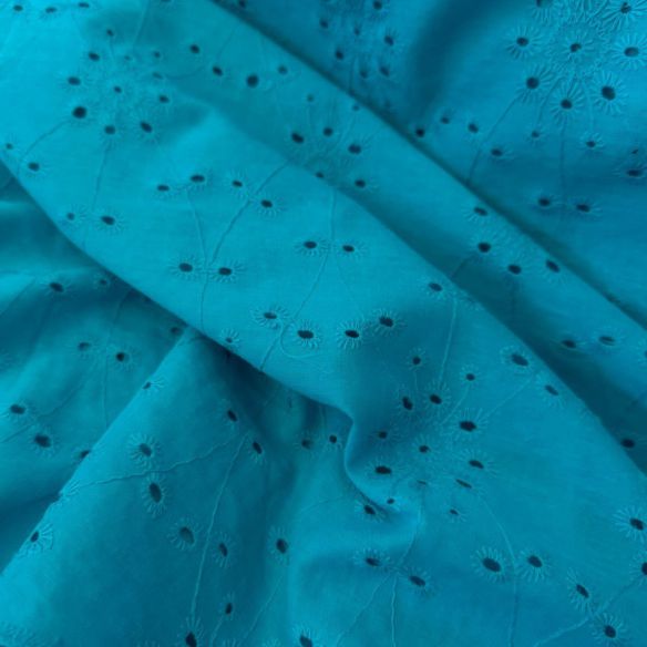 LESE DE ALGODÃO TURQUESA • Conexão Tecidos