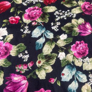 Tecido Viscose Estampada Floral Digital • Conexão Tecidos 2